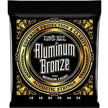 Load image into Gallery viewer, Ernie Ball P02566 Aluminum Bronze Acoustic Guitar Strings, Medium-Light 12-54-Easy Music Center
