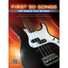 Load image into Gallery viewer, Hal Leonard HL00149189 First 50 Songs You Should Play on Bass-Easy Music Center
