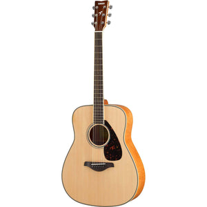 Yamaha FG840 Folk Nat, Solid Spruce Top, Flame Maple B/S, RW-Easy Music Center