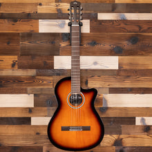 Load image into Gallery viewer, Cordoba FUSION5-EDGE-BST Aimm Exclusive Fusion 5, Spruce Top, Flame Mah b/s, Edge Burst-Easy Music Center
