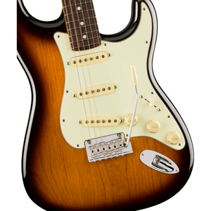 Fender 011-3900-803 70th Ann. Am Pro II Strat, SSS, RW, 2-Color Sunburst-Easy Music Center