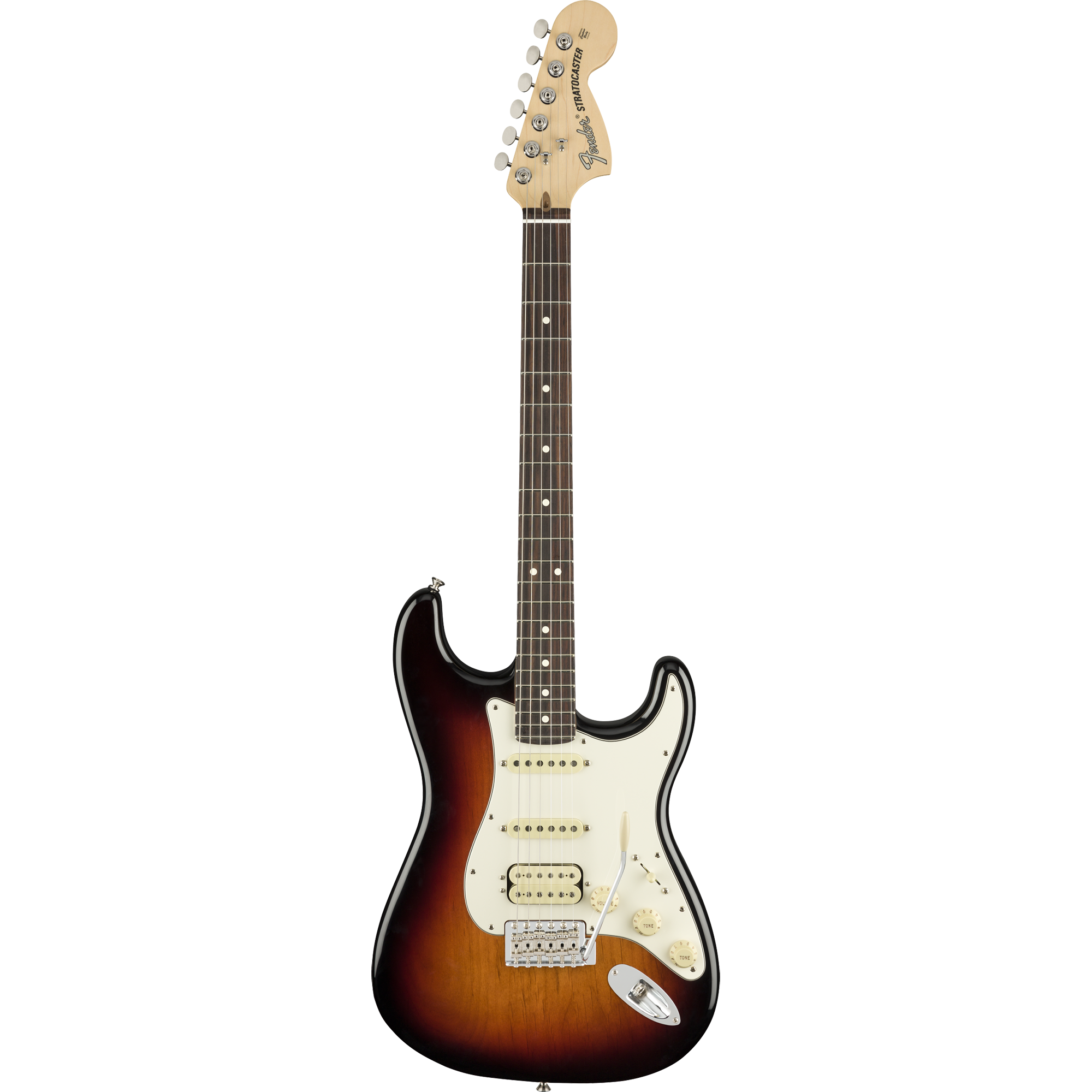 Fender 011-4920-300 Am Performer Strat, HSS, RW, 3-Color Sunburst
