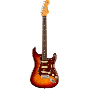 Fender 017-7000-864 70th Ann. Am Pro II Strat, SSS, RW, Comet Burst-Easy Music Center