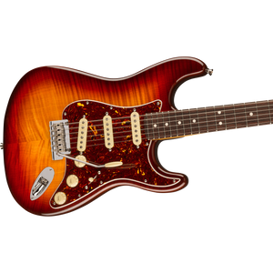 Fender 017-7000-864 70th Ann. Am Pro II Strat, SSS, RW, Comet Burst-Easy Music Center