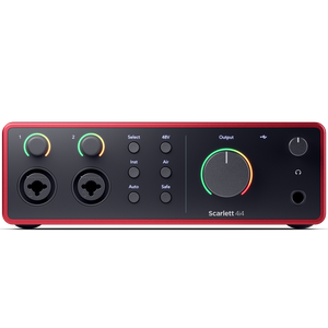 Focusrite SCARLETT4I4-4G Scarlett 4i4 4th Gen Audio Interface-Easy Music Center
