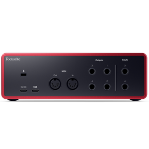 Focusrite SCARLETT4I4-4G Scarlett 4i4 4th Gen Audio Interface-Easy Music Center