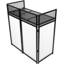 Load image into Gallery viewer, Gator GFW-DJFACADE Portable DJ Workstation with Black and White Scrims, Bag, Vented Surfaces
