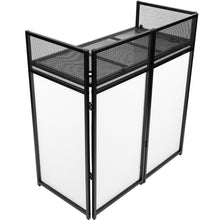Load image into Gallery viewer, Gator GFW-DJFACADE Portable DJ Workstation with Black and White Scrims, Bag, Vented Surfaces

