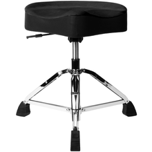 Load image into Gallery viewer, Gator GP-DTH-ASD-BK Drum Throne, Air Glide Saddle Seat w/ Pneumatic Height Adjustment, Black-Easy Music Center
