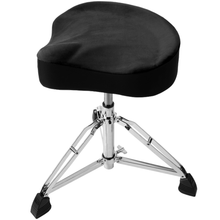 Load image into Gallery viewer, Gator GP-DTH-ASD-BK Drum Throne, Air Glide Saddle Seat w/ Pneumatic Height Adjustment, Black-Easy Music Center

