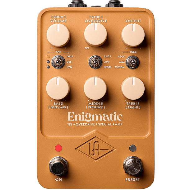 Universal Audio GPM-ENIG Enigmatic '82 Overdrive Special Amplifier Modeling Pedal-Easy Music Center