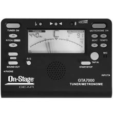 Load image into Gallery viewer, On Stage GTA7000 Chromatic Tuner/Metronome, Tone Generator, Black-Easy Music Center
