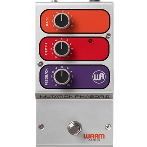 Warm Audio MUTATION-PHASOR-II Electro-Optical Phase-Shifting Pedal w/ Feedback Circuit-Easy Music Center