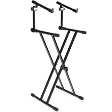 Load image into Gallery viewer, Gator GFW-KEY-5100X Deluxe 2-Tier Keyboard Stand-Easy Music Center
