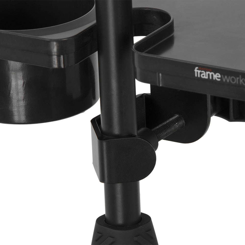 Gator GFW MICACCTRAY Mic Stand Accessory Tray W Drink Holder Easy gator-gfw-micacctray-mic-stand-accessory-tray-w-drink-holder-easy