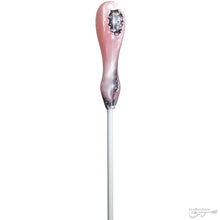 Load image into Gallery viewer, Heckman HAS-PBK Baton 14" Acrylic Silhouette Handle Pink Oyster/Black-Easy Music Center

