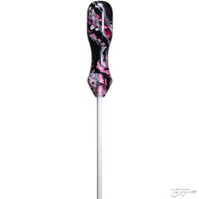 Load image into Gallery viewer, Heckman HAS-PBK Baton 14" Acrylic Silhouette Handle Pink Oyster/Black-Easy Music Center
