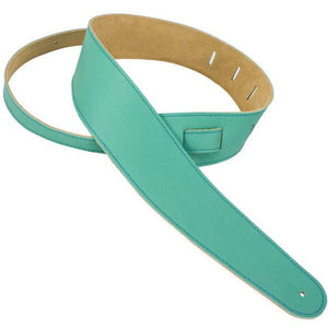 Henry Heller HCAP25-SEA 2.5" Leather Strap, Seafoam-Easy Music Center