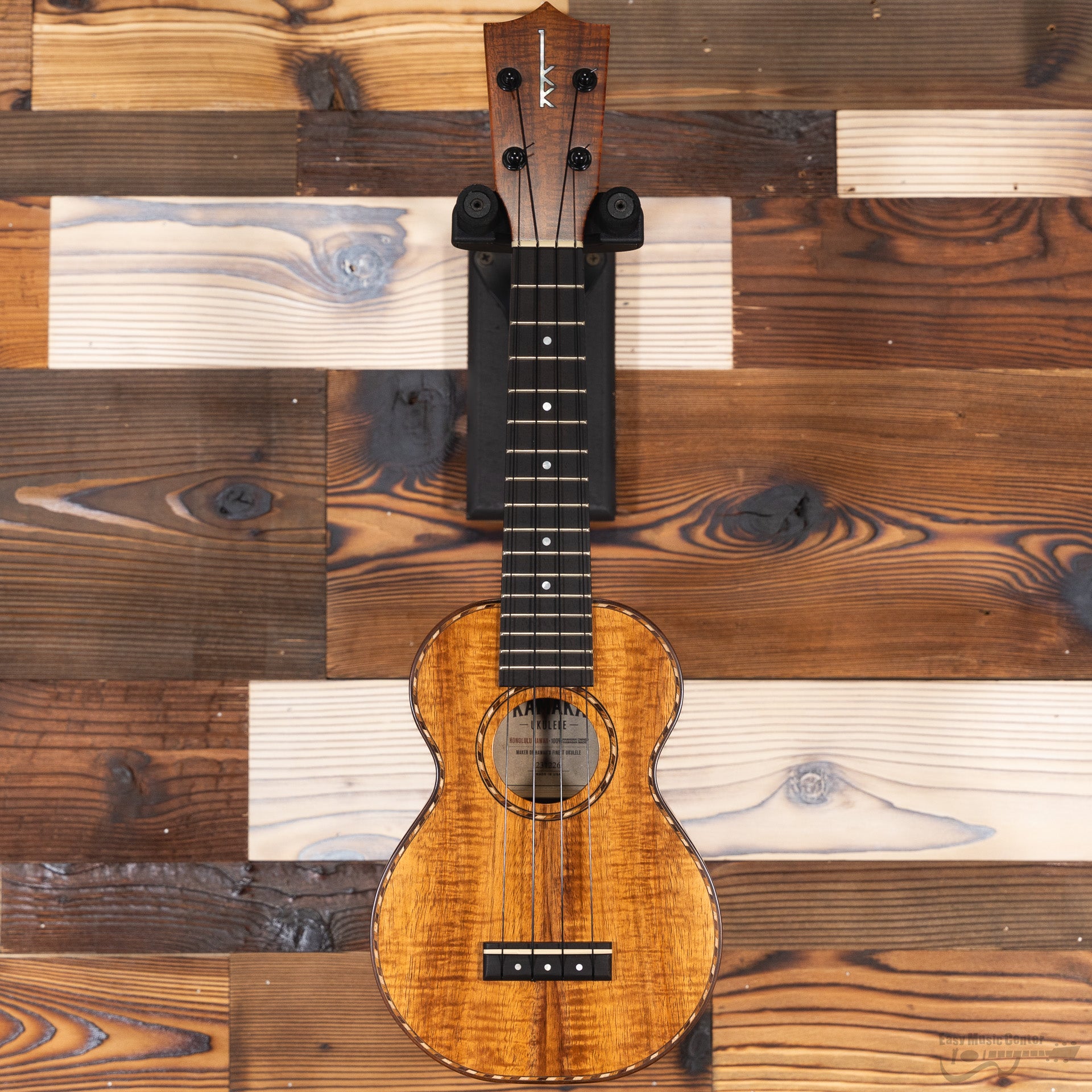 Kamaka HF-1D Deluxe Koa Soprano Ukulele (#231226) – Easy Music Center