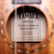 Load image into Gallery viewer, Kamaka HF-38D Deluxe Koa 8-String Tenor Ukulele (#231228)-Easy Music Center
