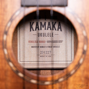 Kamaka HF-3D Deluxe Koa Tenor Ukulele (#231227)-Easy Music Center