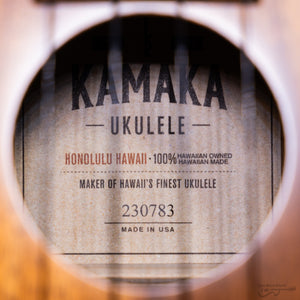 Kamaka HF2 Koa Concert Ukulele (#230783) - 7/22/2023 RA-Easy Music Center