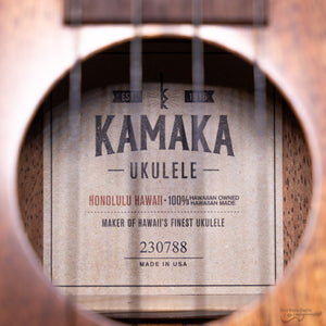 Kamaka HF3 Koa Tenor Ukulele (#230788)-Easy Music Center
