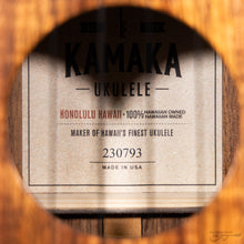 Load image into Gallery viewer, Kamaka HF3 Koa Tenor Ukulele (#230793)-Easy Music Center
