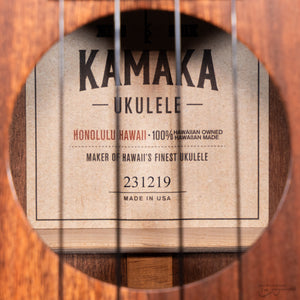Kamaka HF3 Koa Tenor Ukulele (#231219)-Easy Music Center