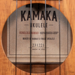 Kamaka HF3 Koa Tenor Ukulele (#231221)-Easy Music Center