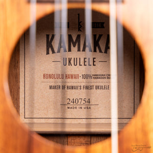 Kamaka HF36 Koa Tenor 6-string Ukulele (#240754)