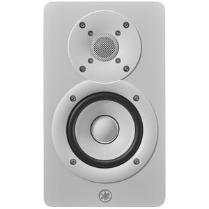 Yamaha HS3W 3.5" Powered Studio Monitors, Pair, White-Easy Music Center