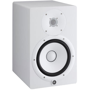 Yamaha HS8W 2 Way Bi-Amped Powered 8" Studio Monitor, White-Easy Music Center