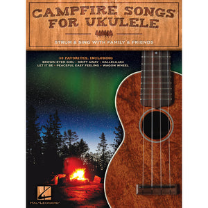 Hal Leonard HL00129170 Campfire Songs for Ukulele - Strum & Sing with Family & Friends-Easy Music Center
