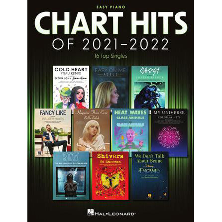 Hal Leonard HL00418042 Chart Hits of 2021-2022-Easy Music Center