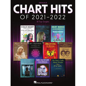 Hal Leonard HL00418043 Chart Hits of 2021-2022 for Ukulele-Easy Music Center