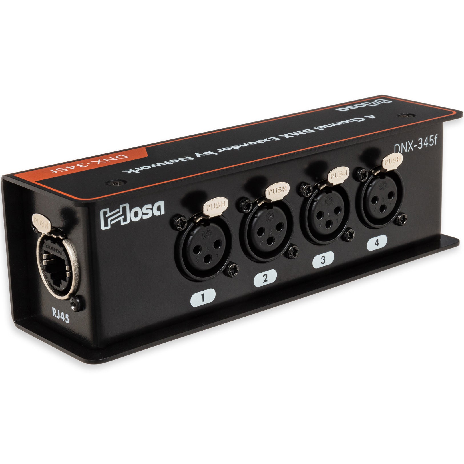 Hosa DNX-345F 4-Channel CAT XLR-Female Breakout Box – Easy Music