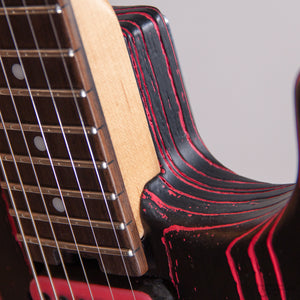 Charvel 297-5001-521 Pro-Mod San Dimas Style 1 Electric Guitar, HH, Floyd Rose, Ebony Fretboard - Neon Pink Ash (#KWC2110145)-Easy Music Center