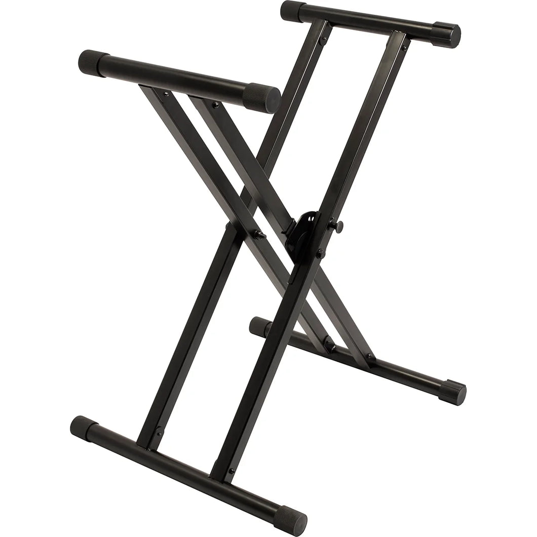 Ultimate IQ-X-3000 Heavy-Duty Double-Braced X-style Keyboard Stand w/ Memory Lock-Easy Music Center