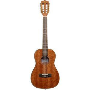 Kala KA-BG8 Baritone 8-String Gloss Mahogany Ukulele-Easy Music Center
