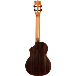 Kala KA-CT-SSRW-TG-C Contour Series All Solid Tenor Ukulele w/ Cutaway, Spruce Top, RW b/s, Gloss-Easy Music Center
