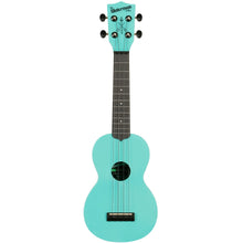 Load image into Gallery viewer, KALA KA-R-WMG-BL-S Soprano Recycled Waterman GITD Ukulele, Aqua Mist-Easy Music Center
