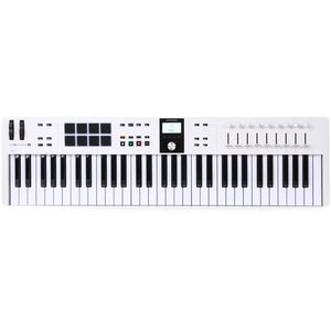 Arturia KEYLAB61-ESS-3-WH 61-Key KeyLab Essential 3 Keyboard Controller, White-Easy Music Center