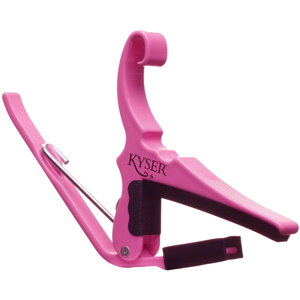 Kyser KG6PRA Quick-Change Capo, Pink Revival-Easy Music Center