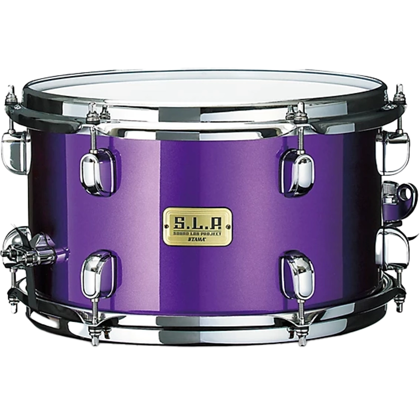Tama LBU127SBG 12x7 S.L.P. Snare Drum, Mod Bubinga, Galactic Purple-Easy Music Center