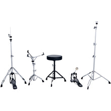Load image into Gallery viewer, Ludwig LC195C6 Accent Drive Drumset, 5pc Full Kit w/ Hardware - 22, 10, 12, 16, 14s - Moon Dust-Easy Music Center

