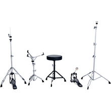 Load image into Gallery viewer, Ludwig LC195C5 Accent Drive Drumset, 5pc Full Kit w/ Hardware - 22, 10, 12, 16, 14s - Jade Dust-Easy Music Center
