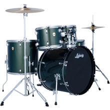 Load image into Gallery viewer, Ludwig LC195C5 Accent Drive Drumset, 5pc Full Kit w/ Hardware - 22, 10, 12, 16, 14s - Jade Dust-Easy Music Center
