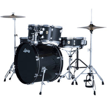 Load image into Gallery viewer, Ludwig LC195C6 Accent Drive Drumset, 5pc Full Kit w/ Hardware - 22, 10, 12, 16, 14s - Moon Dust-Easy Music Center
