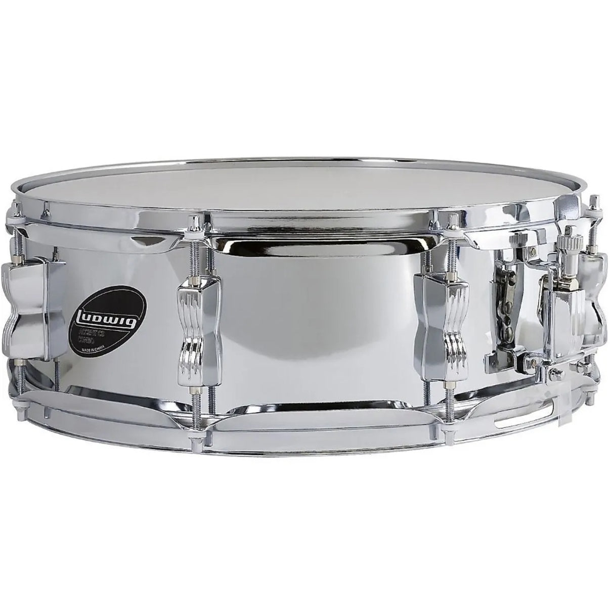 Ludwig chrome store snare drum